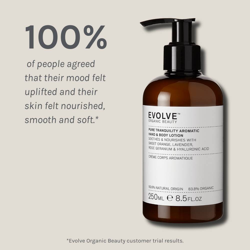 Evolve Organic Beauty Body Moisturiser Pure Tranquility Hand & Body Lotion