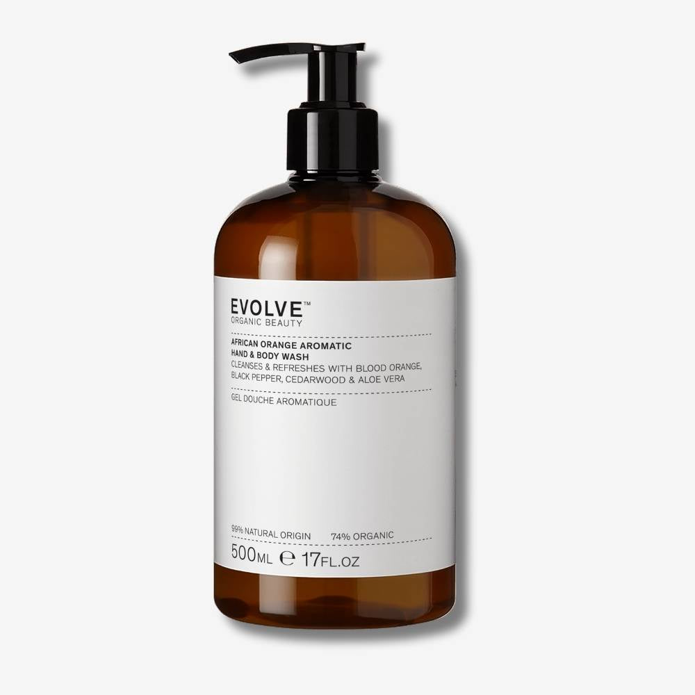 Evolve Organic Beauty Body Wash African Orange Aromatic Hand & Body Wash - Supersize