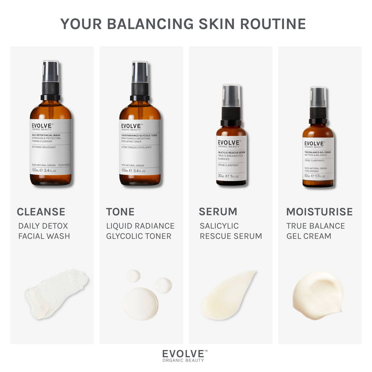 Evolve Organic Beauty Cleanser Daily Detox Facial Wash