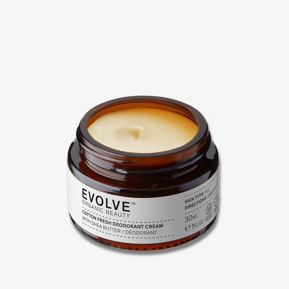 Evolve Organic Beauty Deodrant cream Cotton Fresh Natural Deodorant Cream