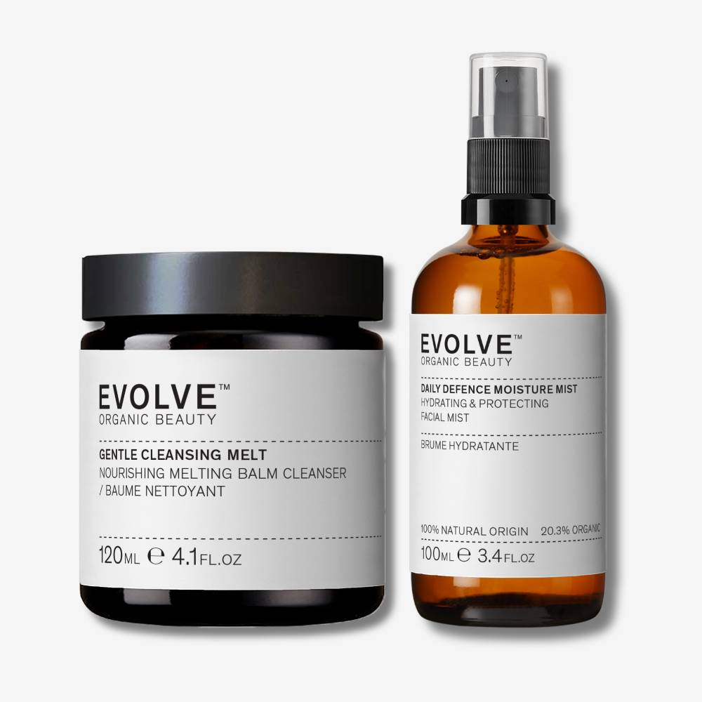 Evolve Organic Beauty Gift Set / Bundle Cleanse & Tone Duo