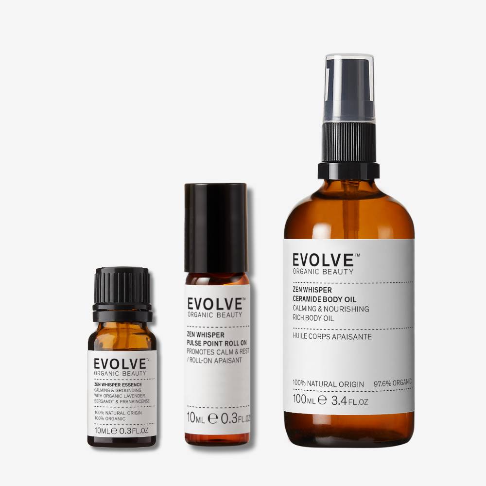 Evolve Organic Beauty Gift Set / Bundle Zen Whisper Calm Ritual