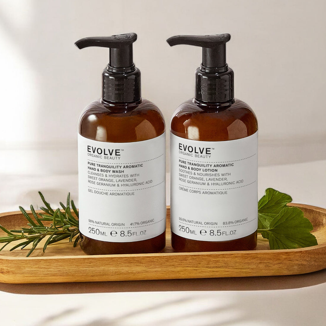 Evolve Organic Beauty Hand & Body Duo Pure Tranquility Hand & Body Duo