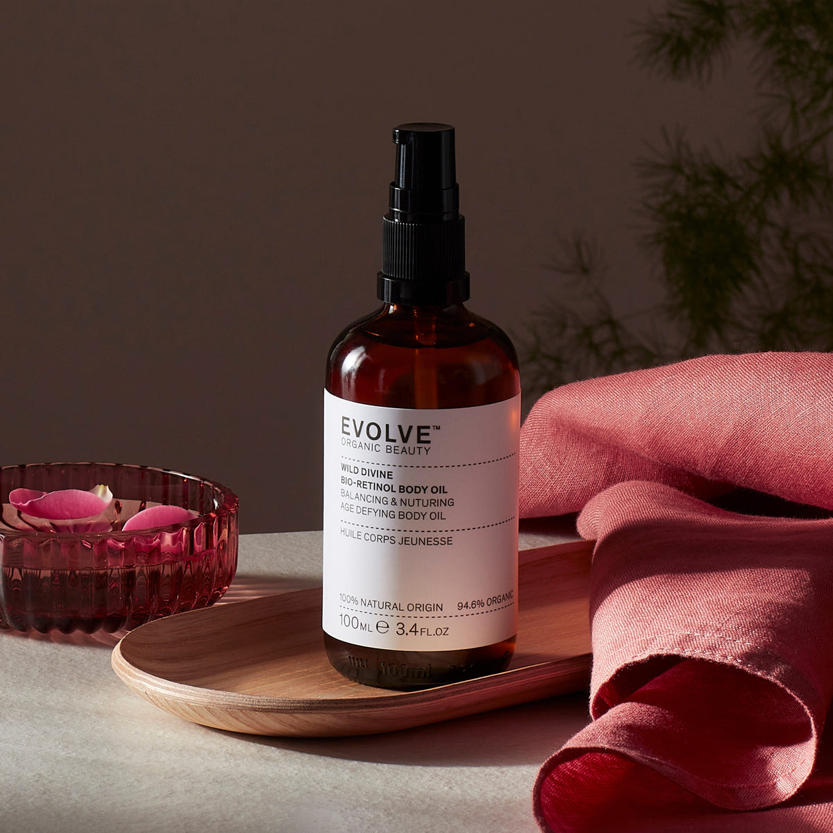 Evolve Organic Beauty Body Oil Wild Divine Bio-Retinol Body Oil