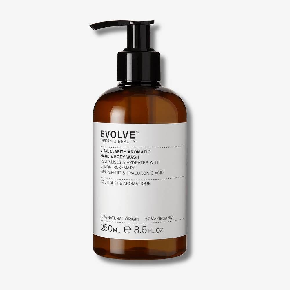 Evolve Organic Beauty Body Wash Vital Clarity Aromatic Hand &amp; Body Wash