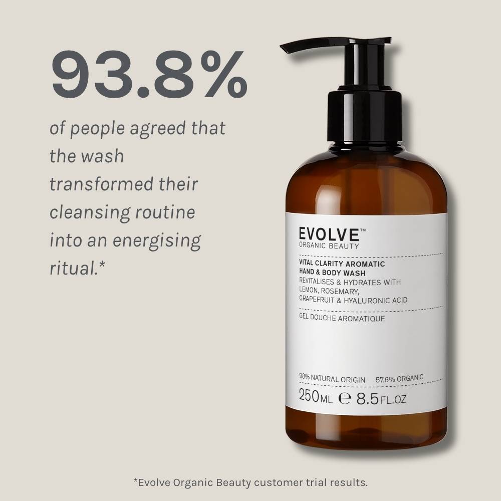 Evolve Organic Beauty Body Wash Vital Clarity Aromatic Hand &amp; Body Wash