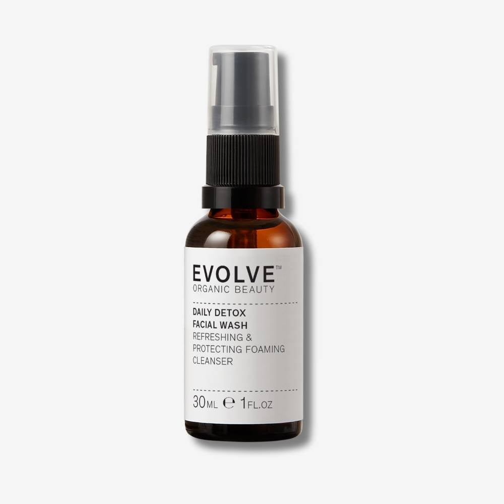 Evolve Organic Beauty Cleanser Daily Detox Facial Wash - Travel Size