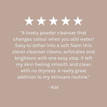 Evolve Organic Beauty Cleanser Enzyme + Vitamin C Cleanser Powder