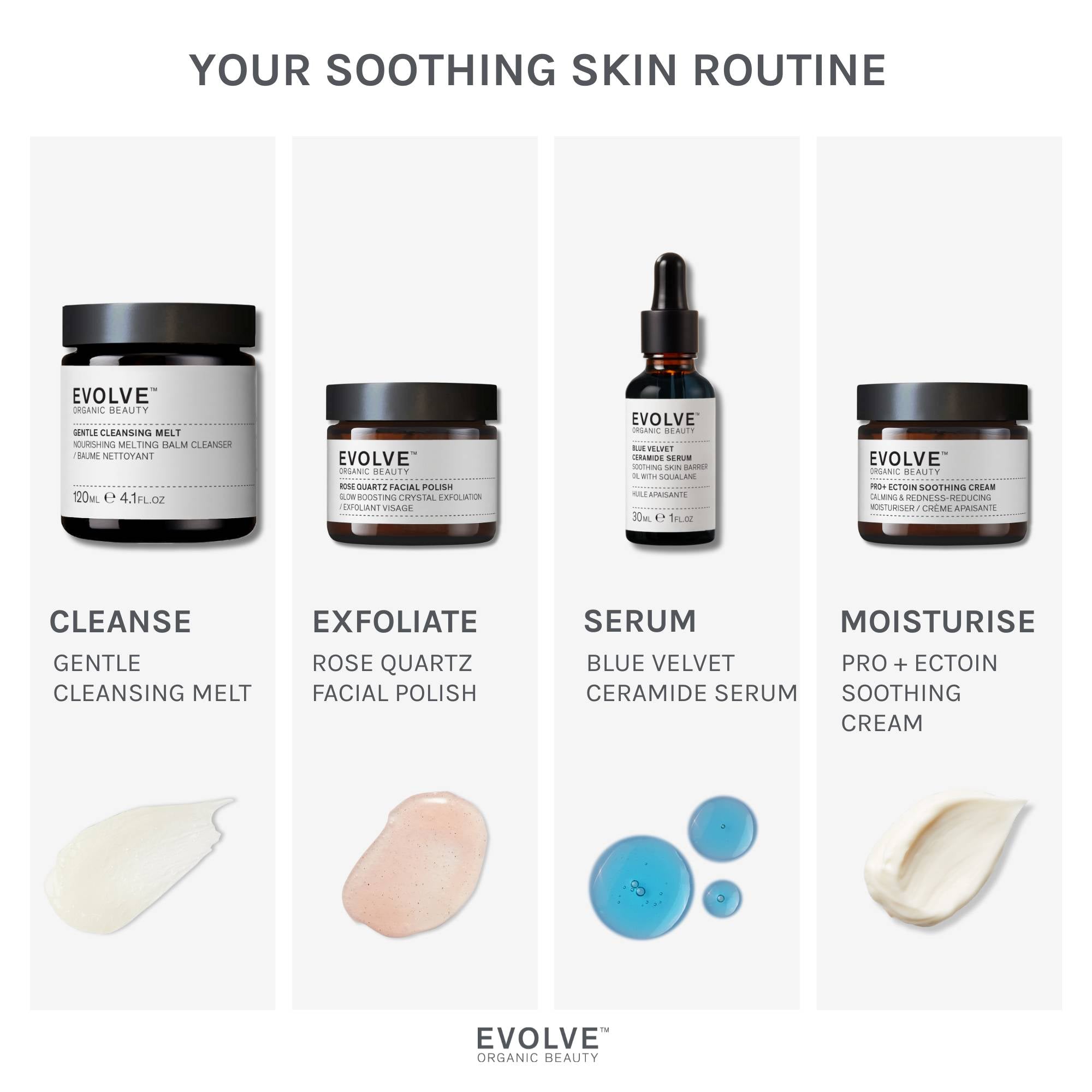 Evolve Organic Beauty Exfoliator Rose Quartz Facial Polish