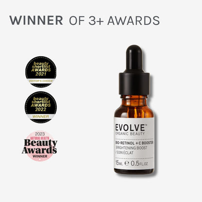 Evolve Organic Beauty Face Serum Bio-Retinol + C Skin Booster - Supersize