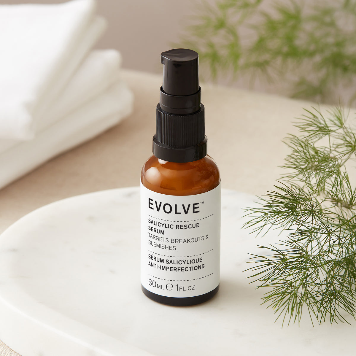 Evolve Organic Beauty Face Serum Salicylic Rescue Serum - USA