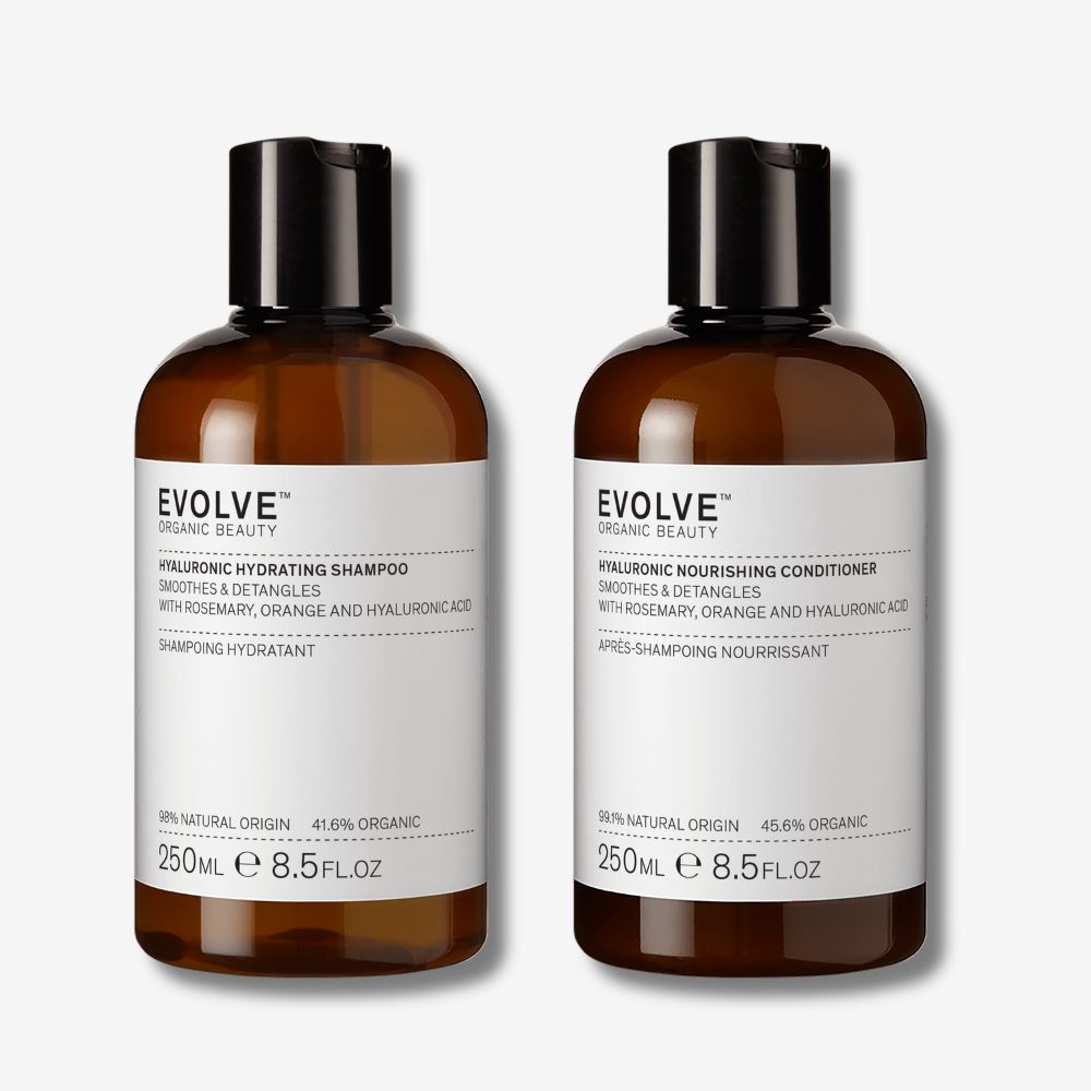 Evolve Organic Beauty Gift Set / Bundle Hyaluronic Hydration Hair Duo