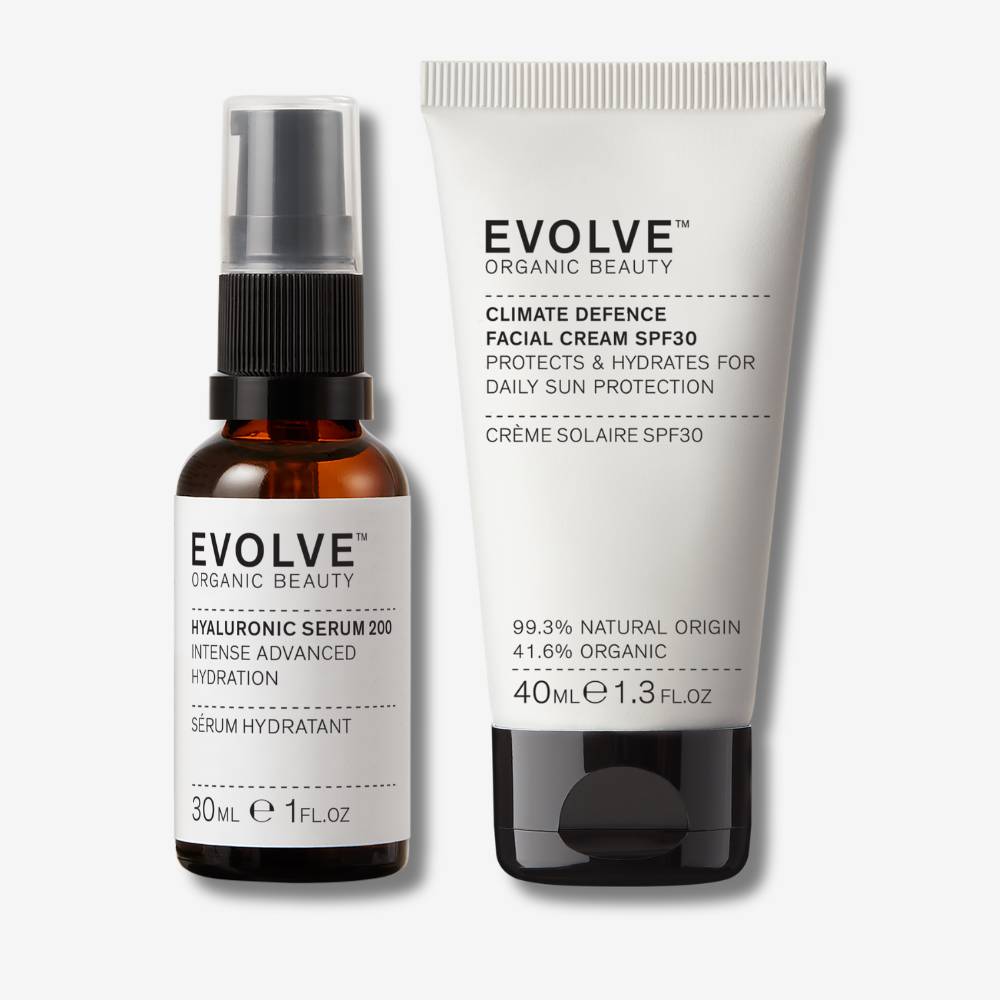 Evolve Organic Beauty Gift Set / Bundle Protect &amp; Hydrate Duo