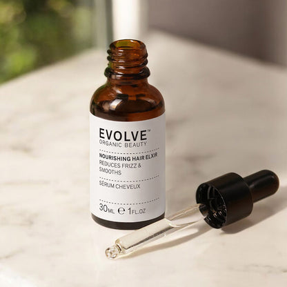 Evolve Organic Beauty Hair Serum Nourishing Hair Elixir - Dry Hair Serum
