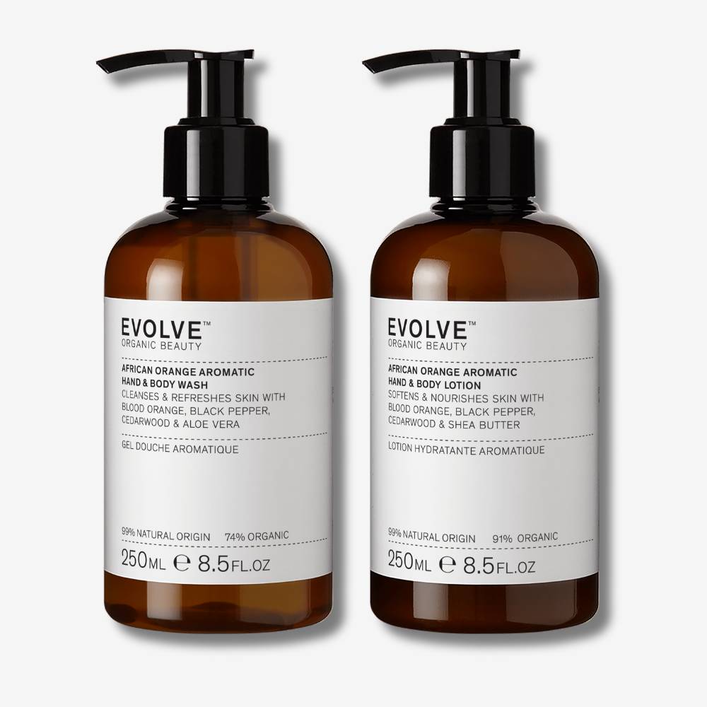Evolve Organic Beauty Hand &amp; Body Duo African Orange Duo