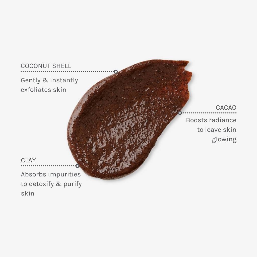 Evolve Organic Beauty Mask Radiant Glow 2-in-1 Mask Scrub