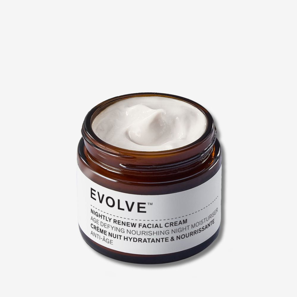 Evolve Organic Beauty Moisturiser Nightly Renew Facial Cream - USA