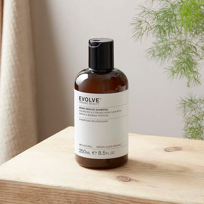 Evolve Organic Beauty Shampoo Monoi Rescue Natural Shampoo