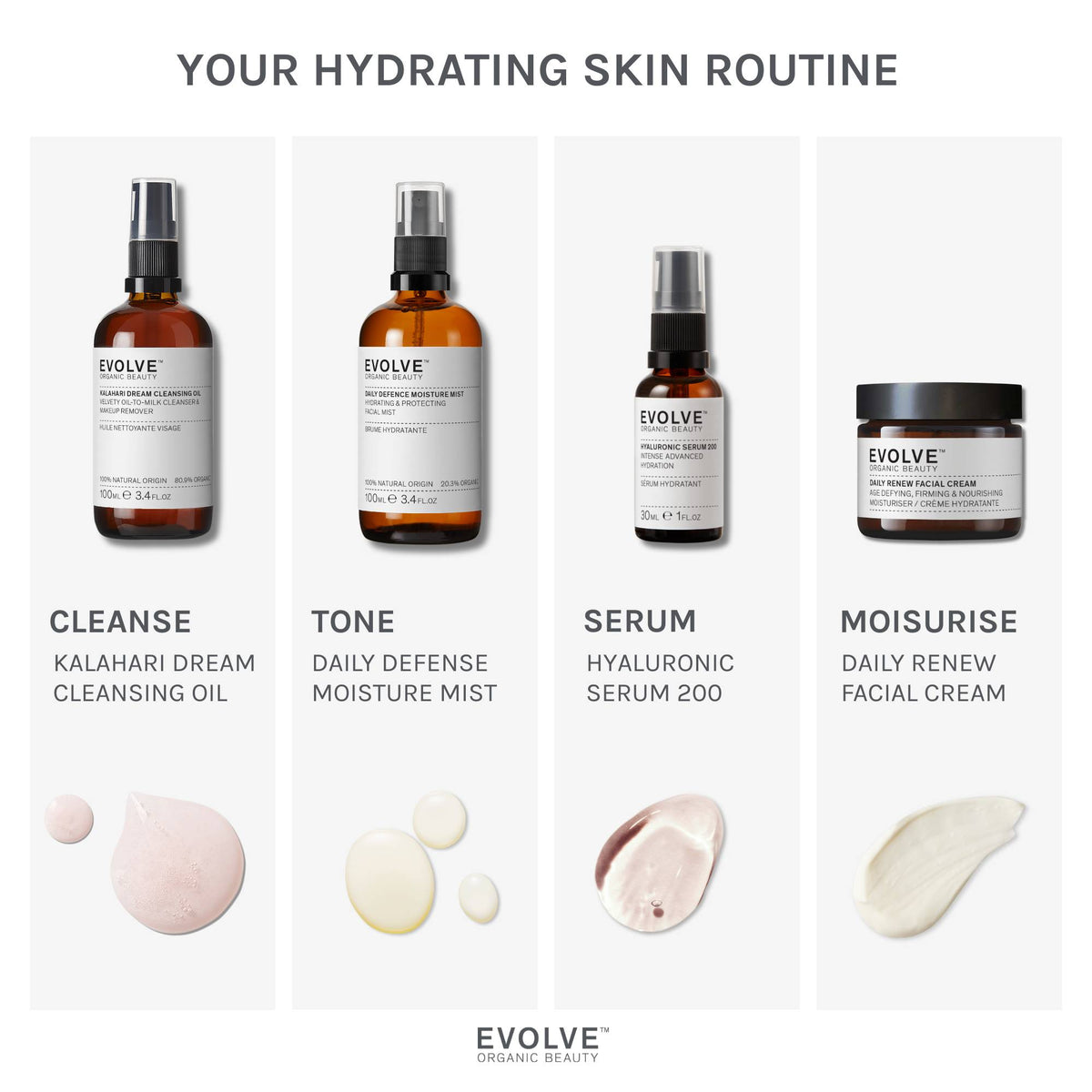 Evolve Organic Beauty Toner Daily Defence Moisture Mist